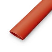 Термоусадочная трубка без клеевого слоя RUICHI, коэффициент усадки 2:1, длина 1 м, диаметр 14 мм, красная