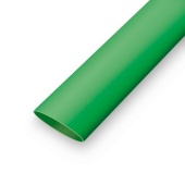 Термоусадочная трубка без клеевого слоя RUICHI, коэффициент усадки 2:1, длина 1 м, диаметр 2 мм, зеленая