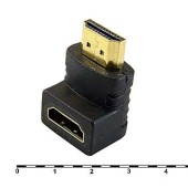 Разъём HDMI/DVI RUICHI HDMI F/M-R (SZC-016), угловой