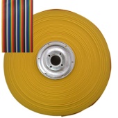 Кабель ленточный 40-проводный RUICHI, шаг 1,27 мм, сечение 28 AWG, жила CU, изоляция PVC, цвет мультиколор